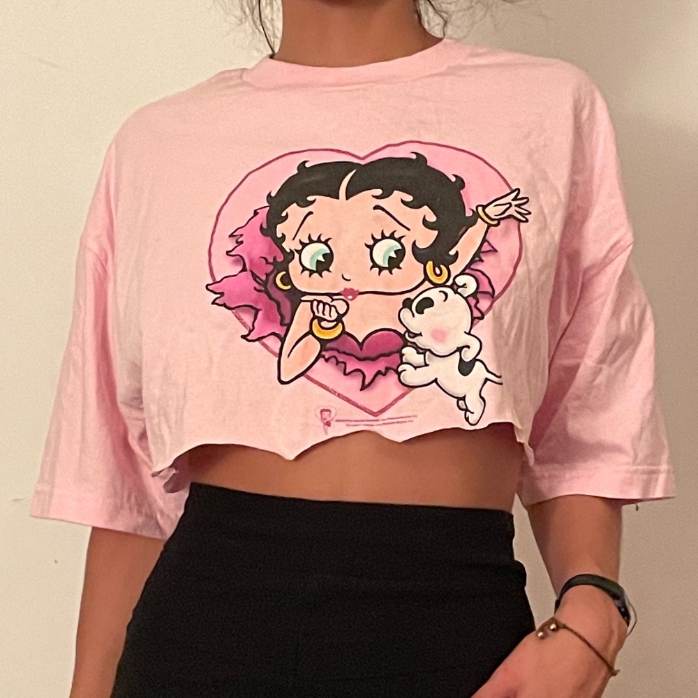 Betty Boop Crop T-Shirt